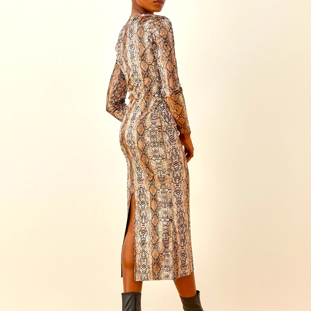 Snakeskin Davey dress from Reformation sz xs